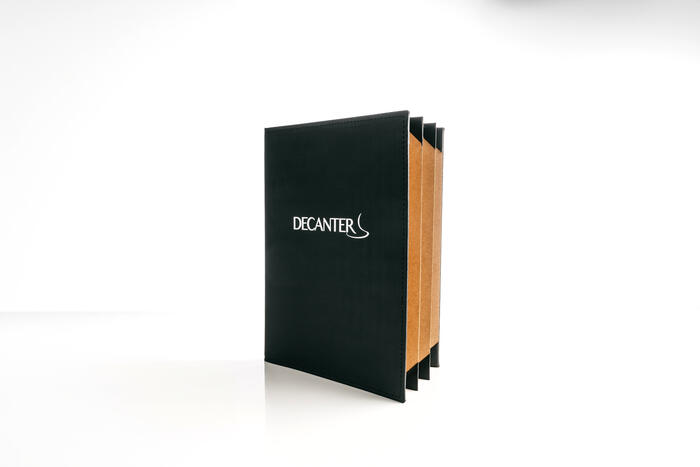 cardápio de decanter — decanter